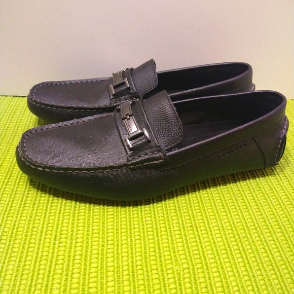 Calvin Klein Shoes | Calvin Klein Magnus Loafers Size 10 | Color: Black | Size: 10 | Da_Merchant's Closet